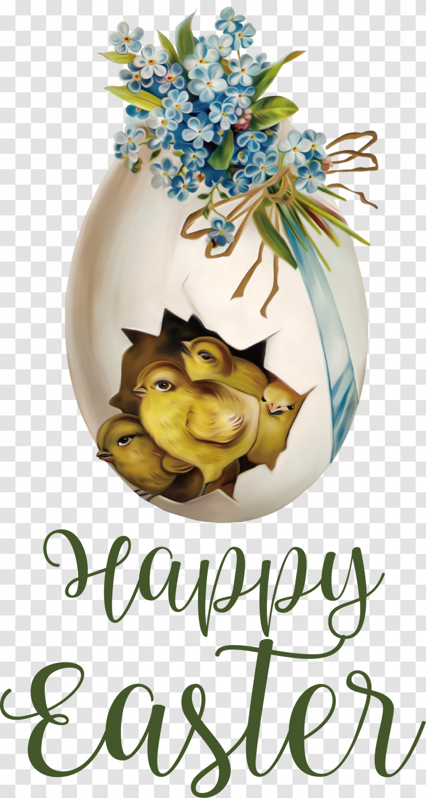 Happy Easter Chicken And Ducklings Transparent PNG