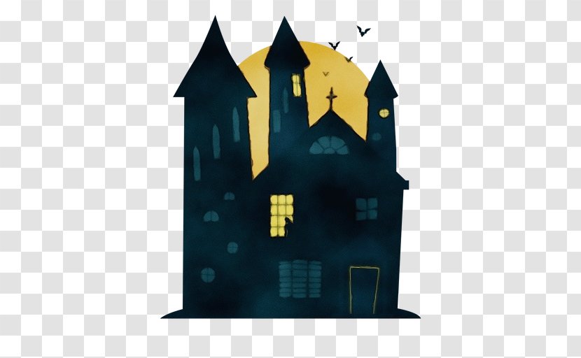 Haunted House Cartoon - Building - City Transparent PNG