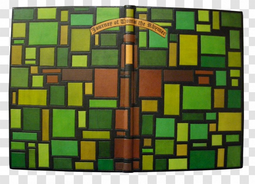 Stained Glass Symmetry Art Pattern - Book Binding Transparent PNG