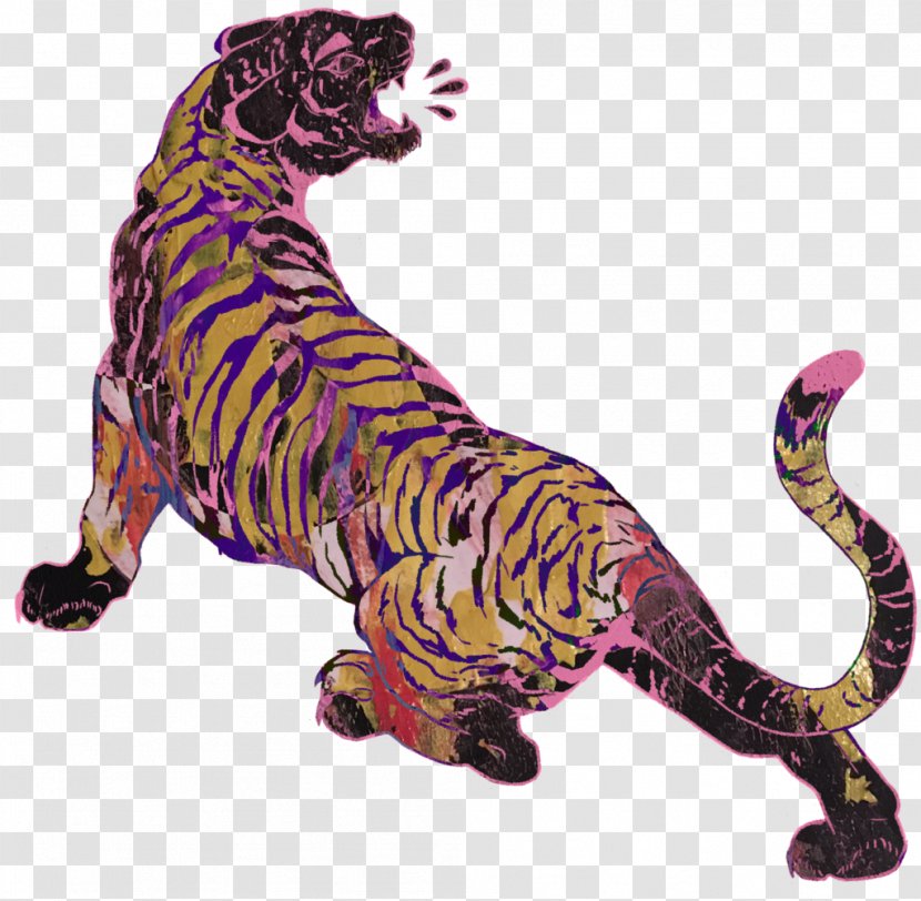 Tiger Big Cat Terrestrial Animal Wildlife Transparent PNG