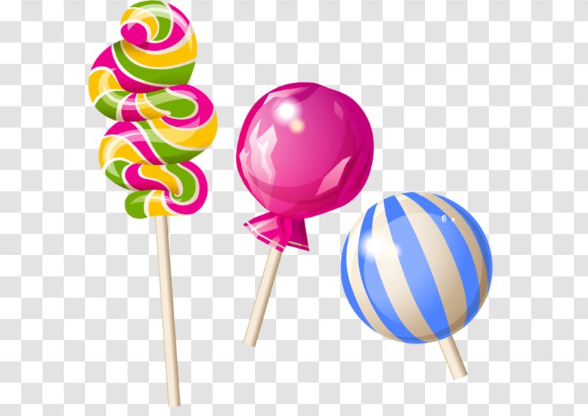 Lollipop Gummi Candy Cotton Gelatin Dessert Rock - Balloon Transparent PNG