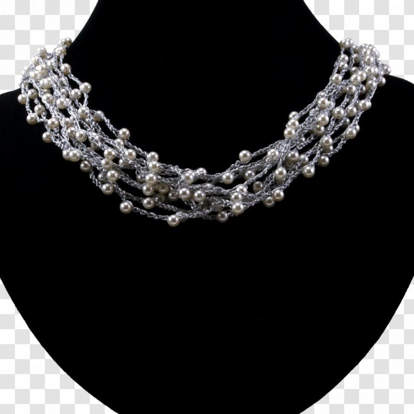 Pearl Necklace Gemstone Jewellery - Jewelry Design Transparent PNG
