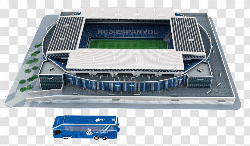 RCDE Stadium Puzz 3D Jigsaw Puzzles RCD Espanyol - Structure - Alshaab Transparent PNG