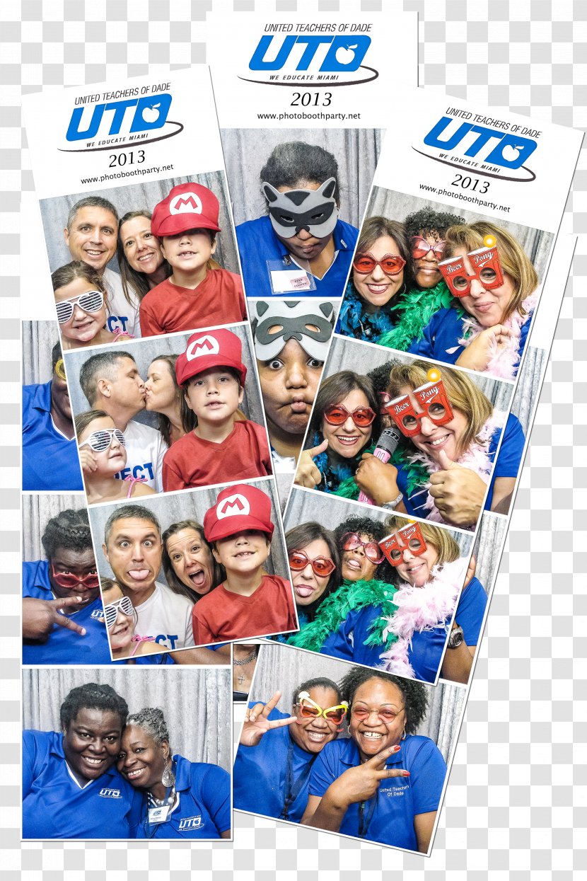 United Teachers Of Dade Advertising Miami-Dade County States - PHOTO BOOTH Transparent PNG