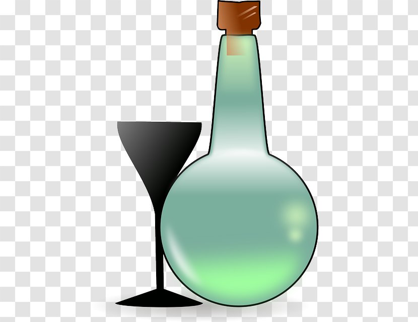 Absinthe Tequila Distilled Beverage Wine Clip Art - Liqueur - Bottles Transparent PNG
