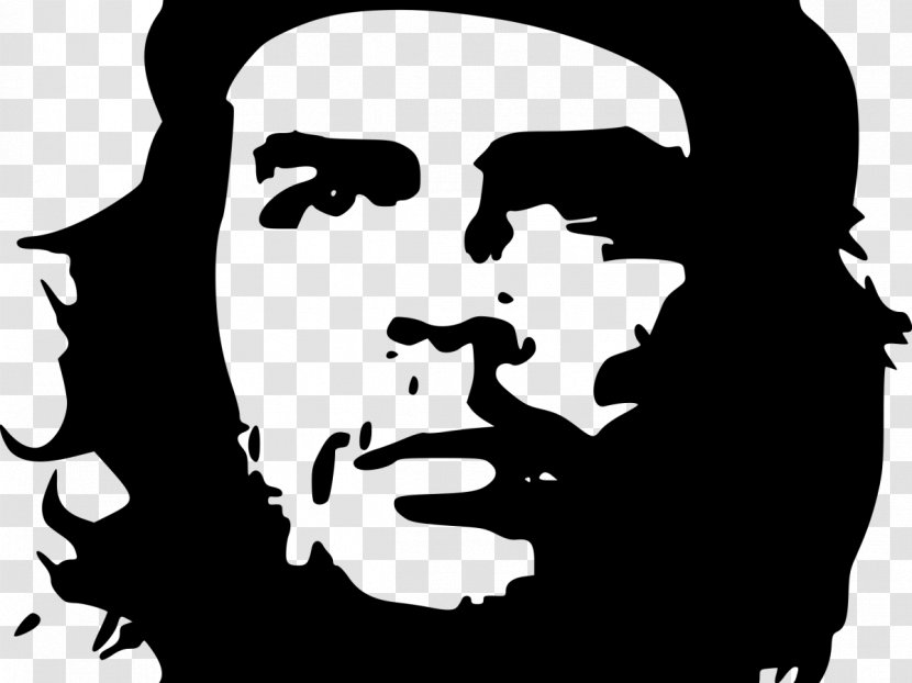 Che Guevara Cuban Revolution Wall Decal Wallpaper - Black And White Transparent PNG
