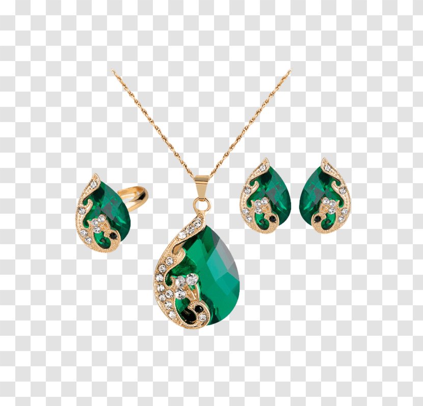 Earring T-shirt Imitation Gemstones & Rhinestones Necklace Jewellery - Suit Transparent PNG