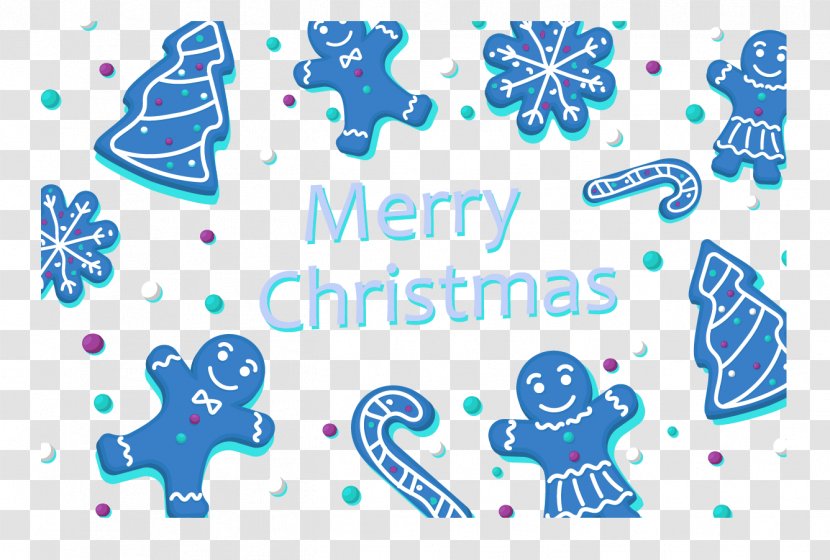Christmas Tree Pattern - Area - Blue Cookies Festive Elements Transparent PNG