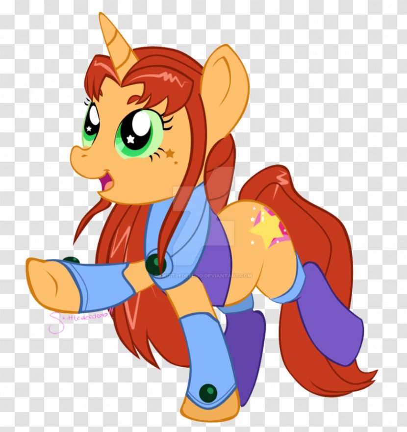 Starfire Twilight Sparkle Rainbow Dash Raven Pony - My Little Friendship Is Magic Fandom Transparent PNG