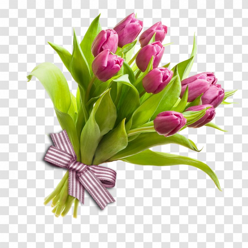 Flower Bouquet Tulip Clip Art - Of Flowers Transparent PNG