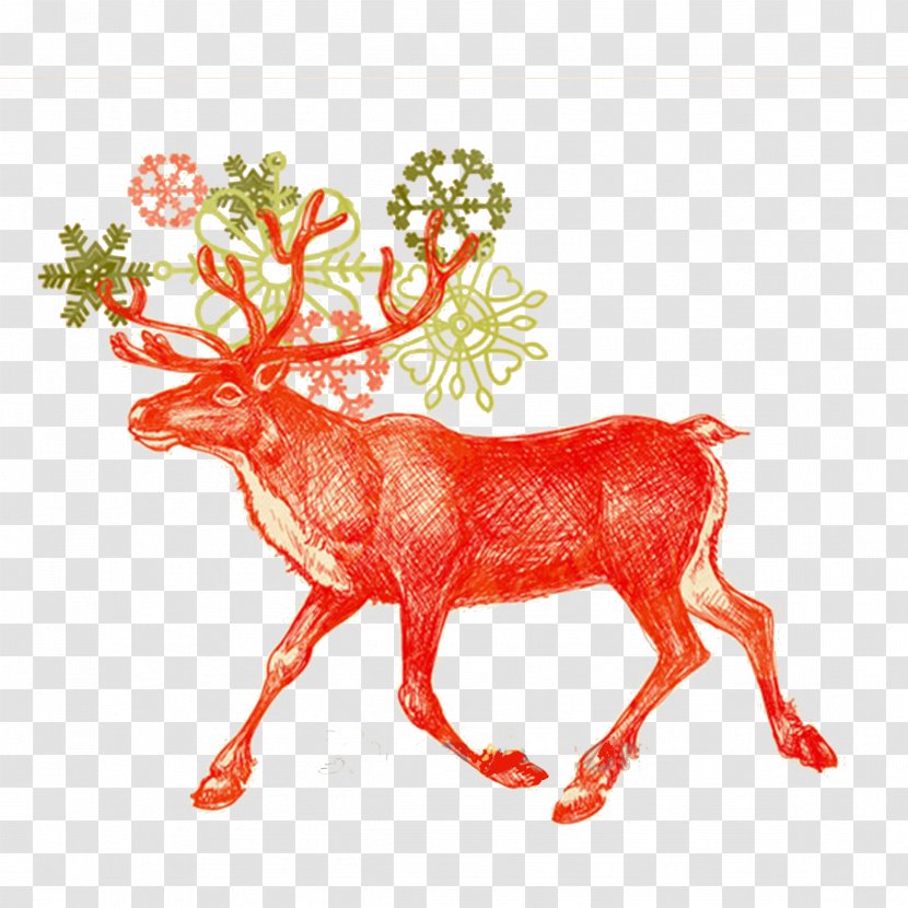 IPhone 6 Plus 5 7 Santa Claus - Antler - Deer Transparent PNG