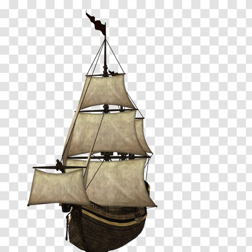 Caravel Carrack Galleon Fluyt Brigantine - Wood - Light Transparent PNG