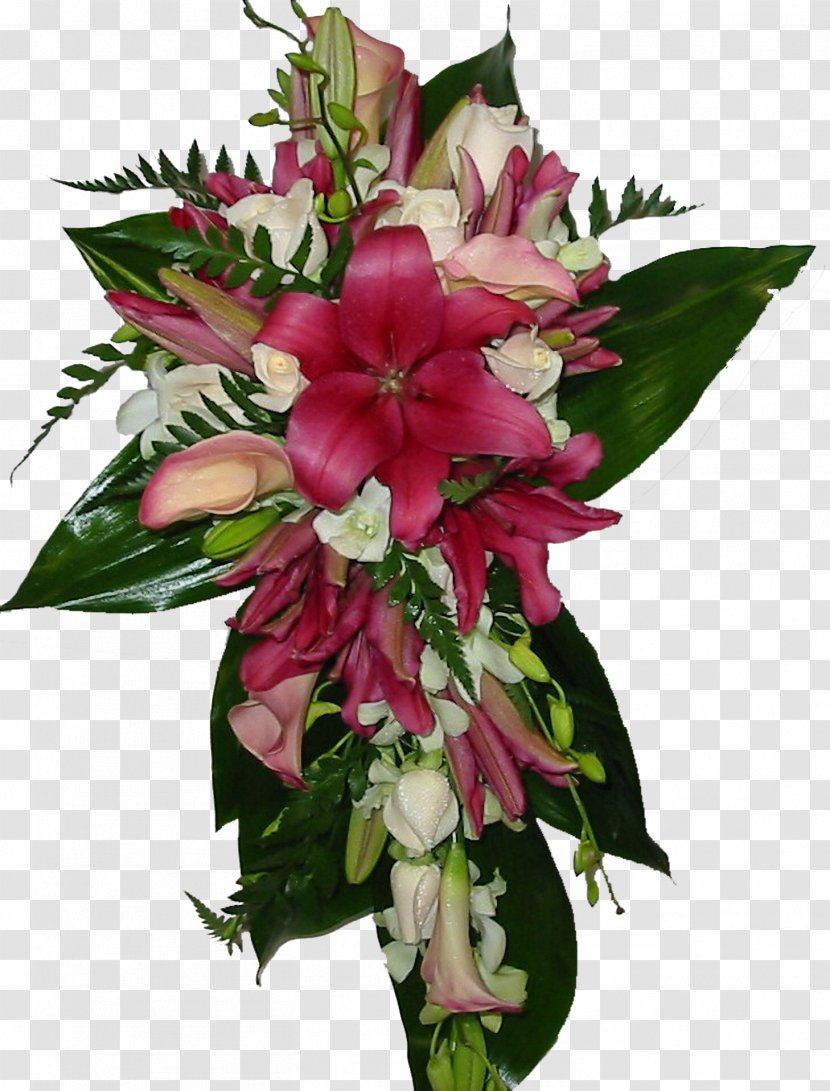 Cut Flowers Lilium Flower Bouquet Floral Design - Flowering Plant - Gladiolus Transparent PNG