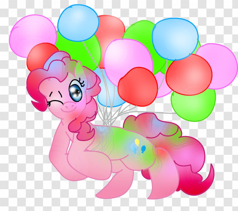 Balloon Pinkie Pie Horse Cutie Mark Crusaders - Frame - Balloons Transparent PNG