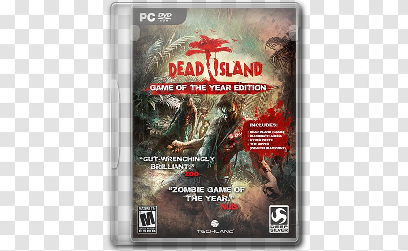 Dead Island: Riptide Xbox 360 The Elder Scrolls V: Skyrim Dynasty Warriors 8 - Video Game Software - Award For Of Year Transparent PNG