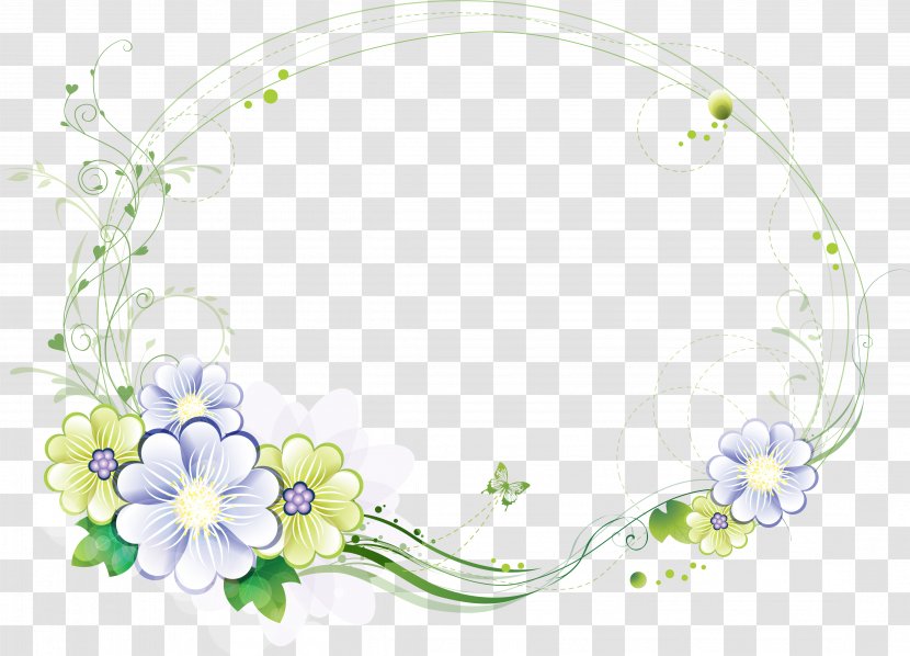 Flower - Blossom - Frame Transparent PNG