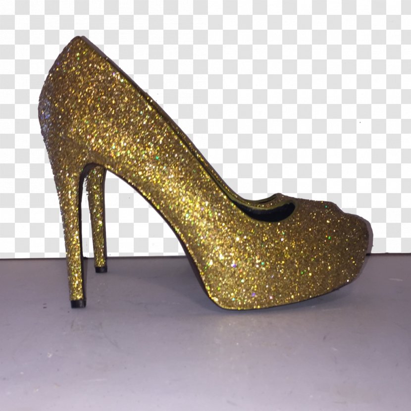 High-heeled Shoe Court Sandal Gold - Glitter - Company Walking Shoes For Women Shape Up Transparent PNG
