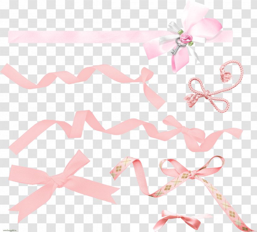 Petal Ribbon Pink M Heart Font Transparent PNG