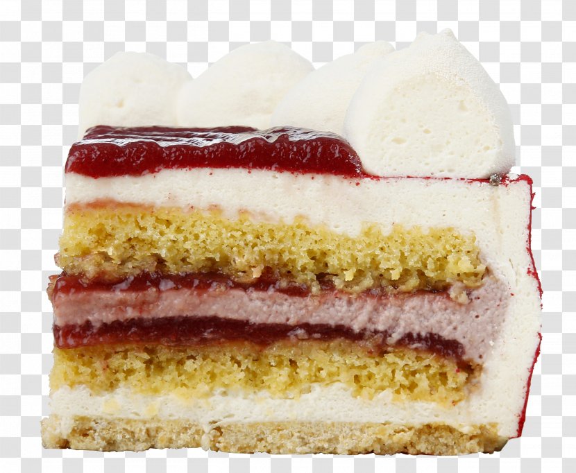 Sponge Cake Cream Torte Fruitcake - Toppings Transparent PNG