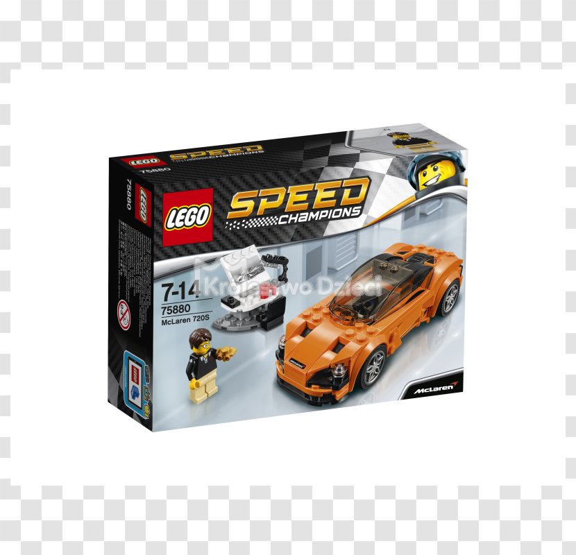 LEGO 75880 Speed Champions McLaren 720S Lego Toy Transparent PNG