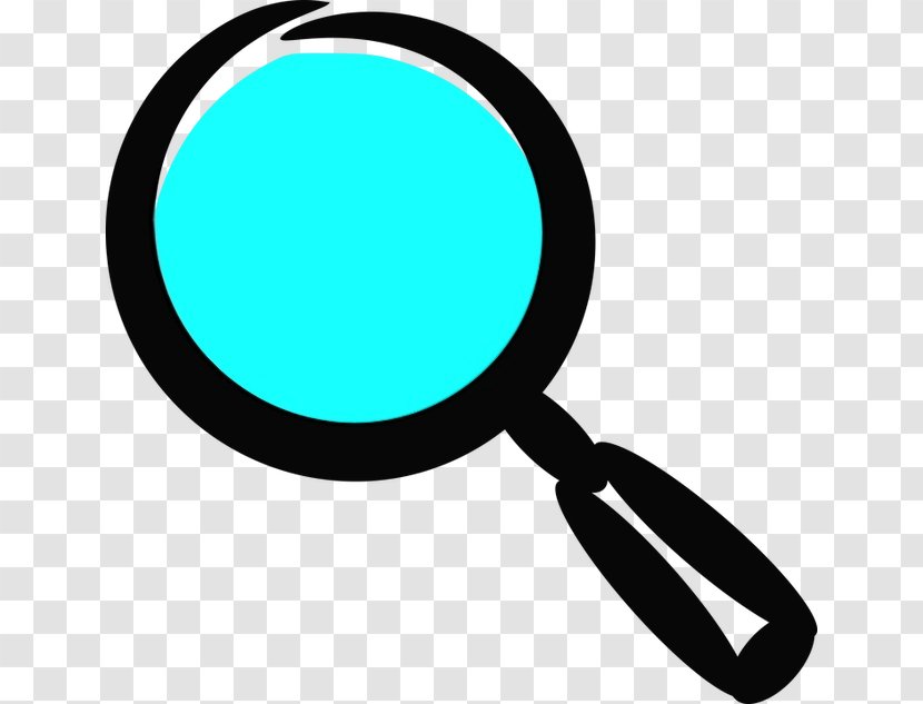 Magnifying Glass Logo - Watercolor - Magnifier Turquoise Transparent PNG