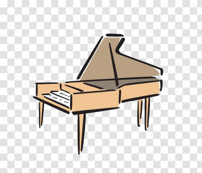 Piano Musical Keyboard Clip Art - Silhouette Transparent PNG