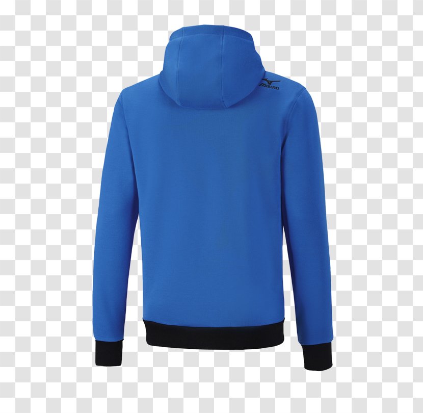 Jacket Hoodie Blue Sweater Clothing - Neck Transparent PNG