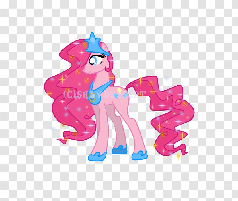 Pinkie Pie Princess Rainbow Loom Winged Unicorn Clip Art - Figurine - Watercolor Blue Sky And White Clouds Transparent PNG