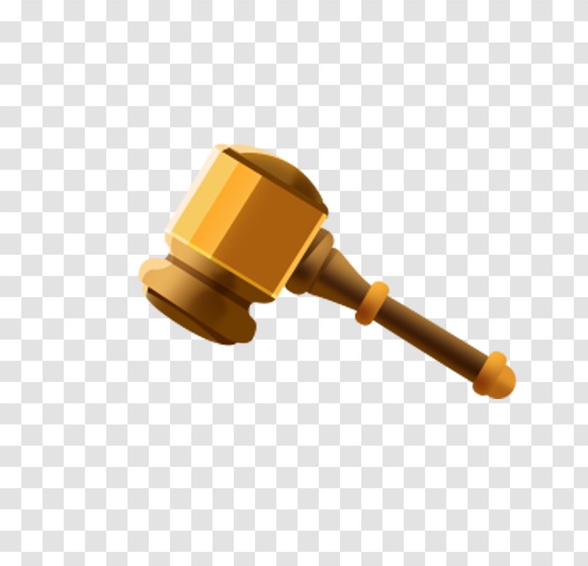 Hammer Icon - Microsoft Word - Golden Transparent PNG