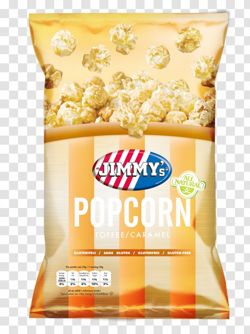 Popcorn Caramel Corn Kettle Junk Food Salt - Tabasco Transparent PNG