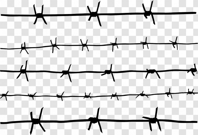 Barbed Wire Clip Art Fence Openclipart - Parallel Transparent PNG