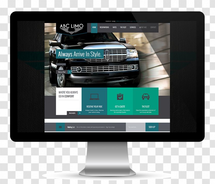 2010 Lincoln Navigator Computer Monitors Product Design Display Advertising - Electronics - Creative Business Cards Transparent PNG