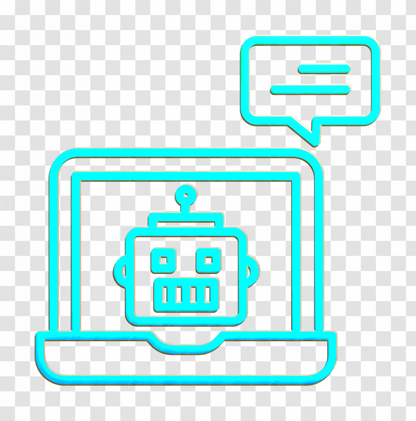 Robots Icon Bot Icon Laptop Icon Transparent PNG