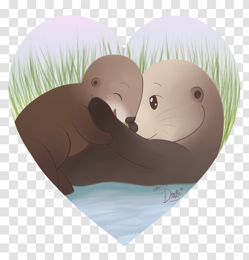 Sea Otter Poster Animal Mammal - Redbubble - Mother’s Day Mother Transparent PNG