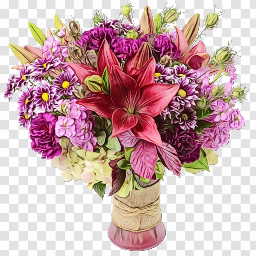 Floristry Flower Delivery Bouquet Rose - Pink - Floral Array Transparent PNG