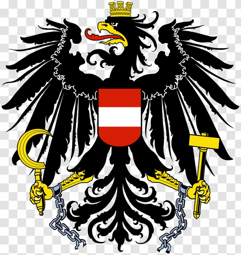 Coat Of Arms Austria National Flag - Art - Usa Gerb Transparent PNG