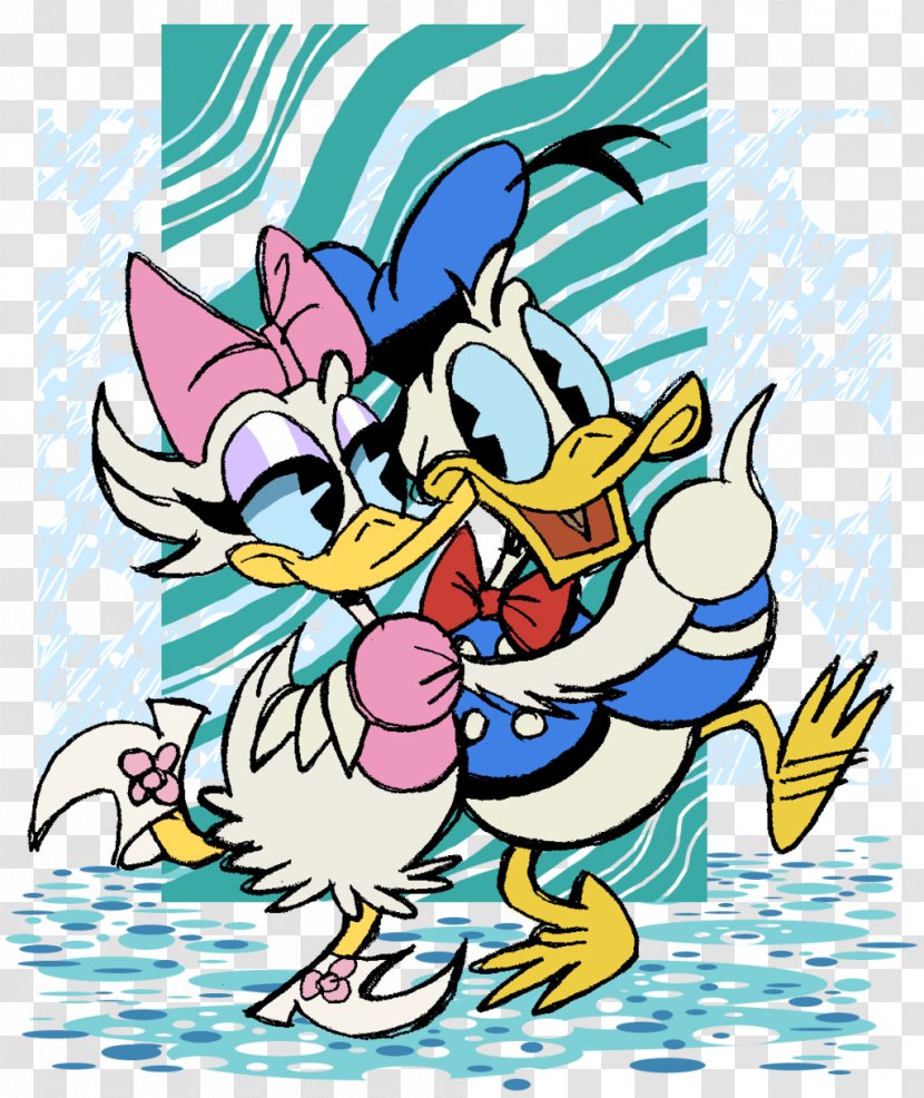 Daisy Duck Donald Mickey Mouse - Art Transparent PNG