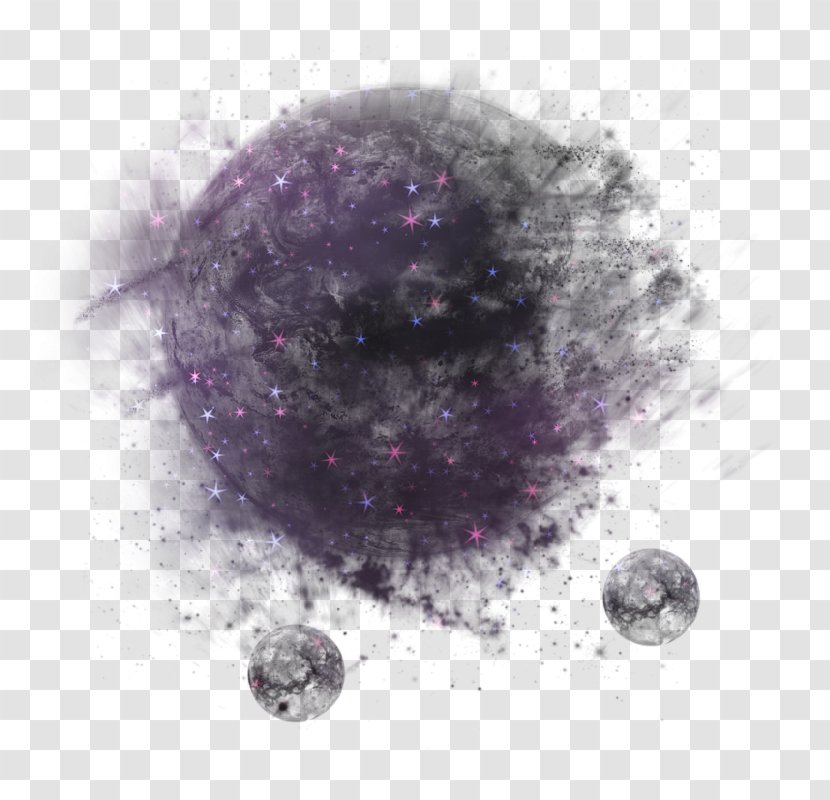 Close-up Brush Planet - Galaxy Texture Transparent PNG