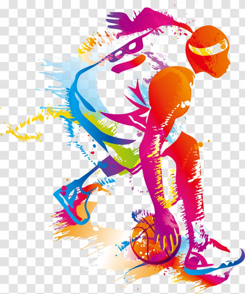 Basketball Team Sport Stock Photography - Creative Players Transparent PNG