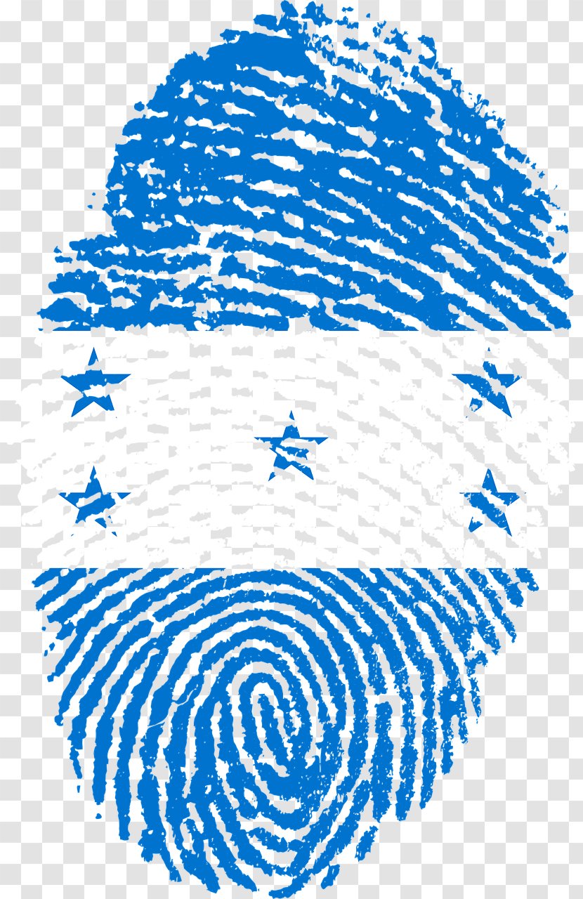 Fingerprint Flag Of Honduras Image United States America - Text Transparent PNG