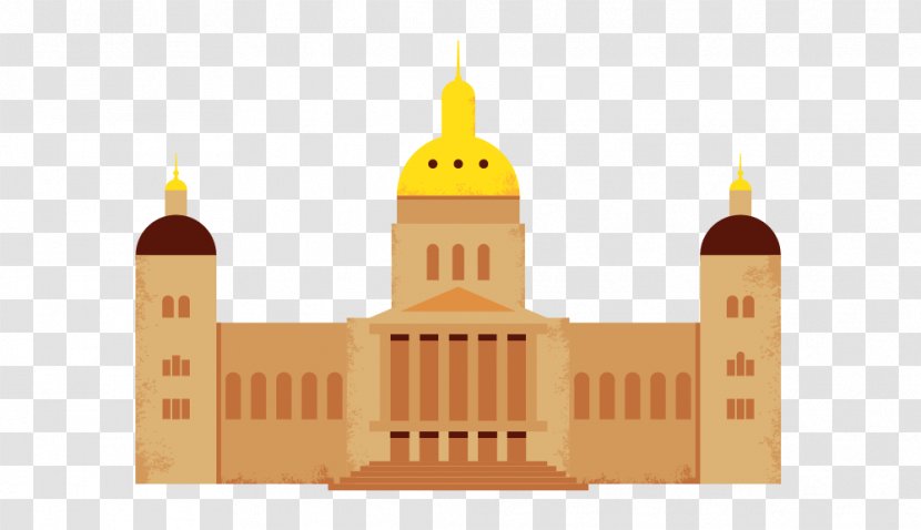 Illustration Infographic Iowa State Capitol Building - Place Of Worship - Capital Transparent PNG