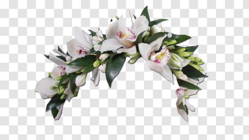 Floral Design Wreath Cut Flowers - Raster Graphics - Flower Transparent PNG