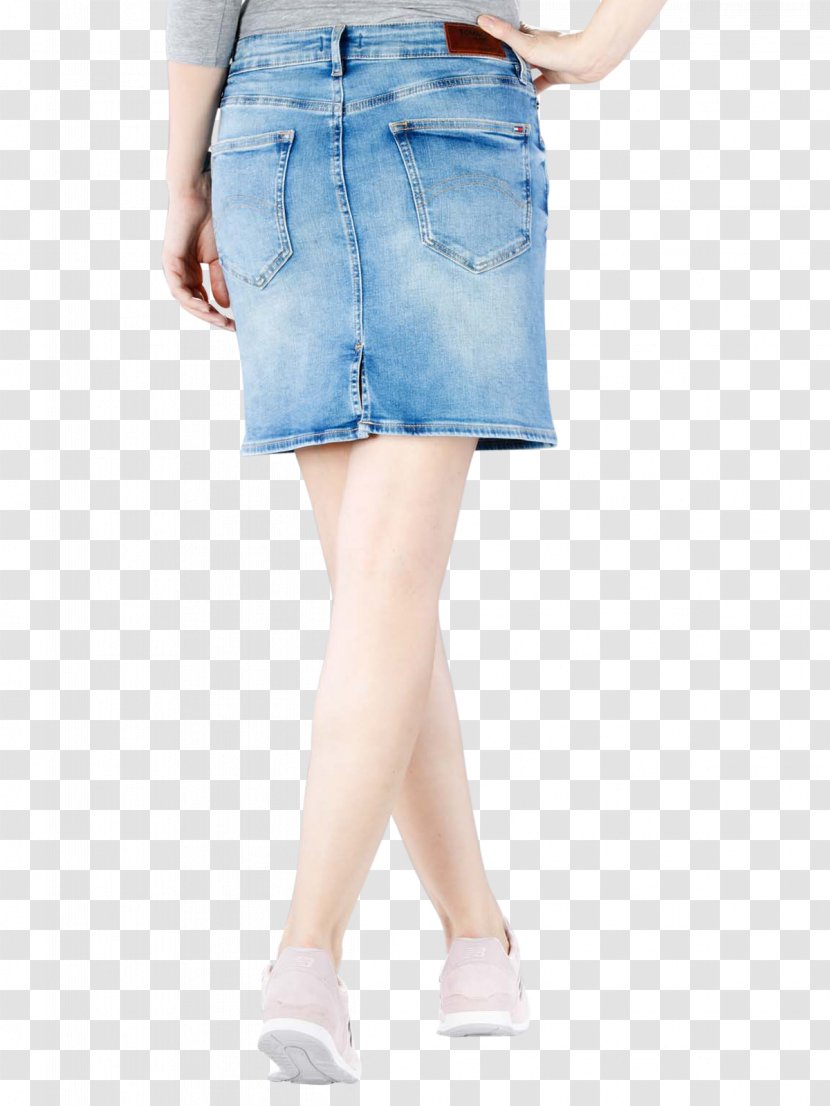 Jeans Denim Waist Miniskirt - Silhouette - Skirt Transparent PNG