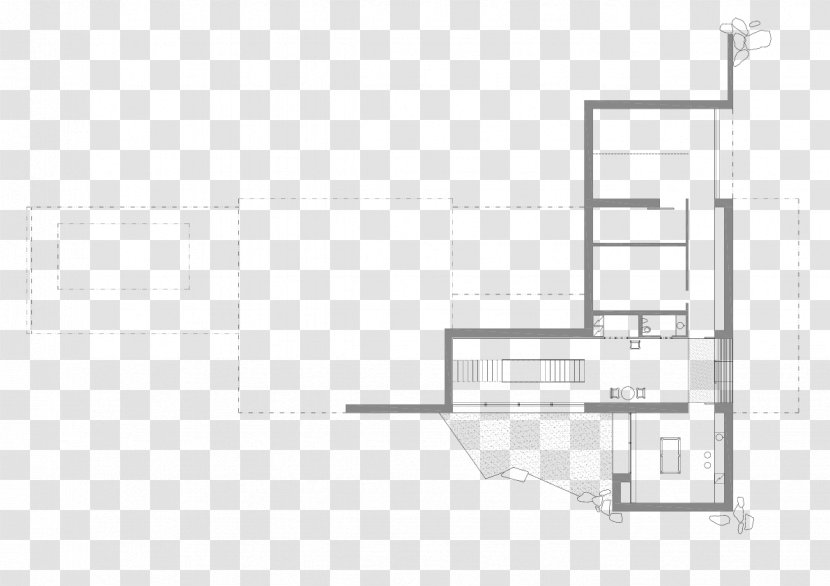 Floor Plan Line Angle - Diagram - Terraces And Open Halls Transparent PNG