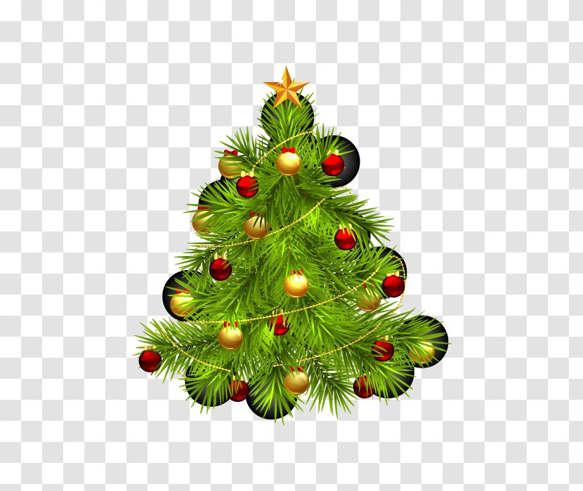 Christmas Tree Ball Ornament - Garland - Vector Transparent PNG
