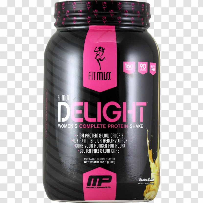 FitMiss Delight Dietary Supplement Milkshake Product Complete Protein - Fitmiss - Banana Cream Transparent PNG