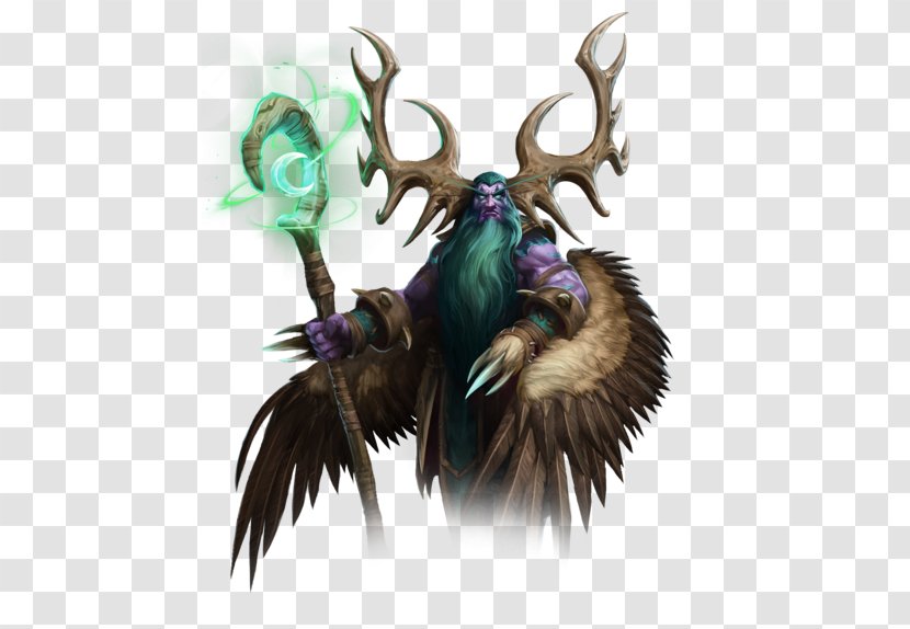 Heroes Of The Storm World Warcraft: Battle For Azeroth Malfurion Stormrage BlizzCon - Antler - Multiplayer Online Arena Transparent PNG