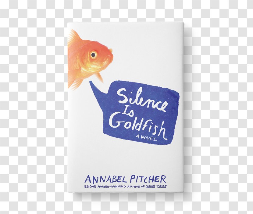 Silence Is Goldfish Hardcover Book Brand Font Transparent PNG