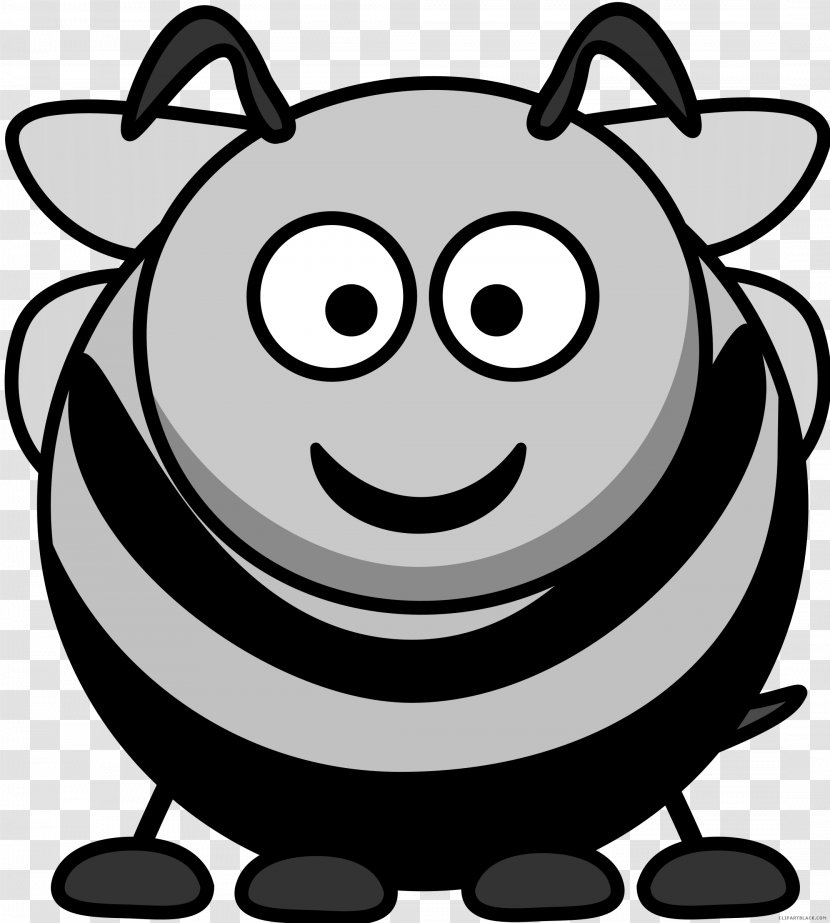 Clip Art Vector Graphics Bumblebee Cartoon - Animal Colouring - Bee Transparent PNG