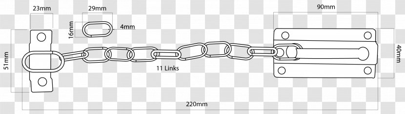 Door Handle Car Line Angle - Joint Transparent PNG